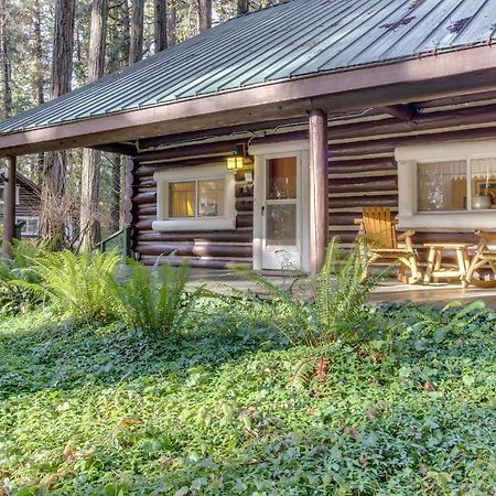 Villa Renee'S Log House McKenzie Bridge Exterior foto